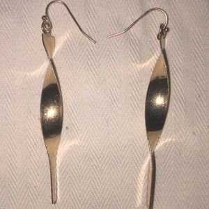3🌻for$10 Charming Charlie Twisted Gold Earrings